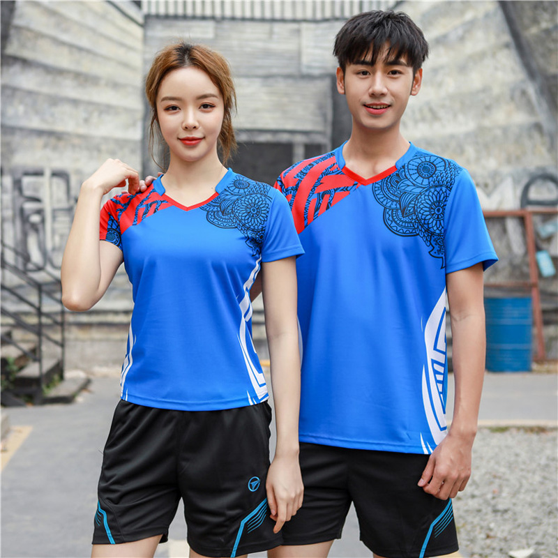Table Tennis Uniform - New tenis shirt men /women,badminton tshirt