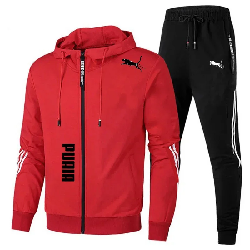 Table Tennis Outfit - Men's Spring Autumn Tracksuit Set Long