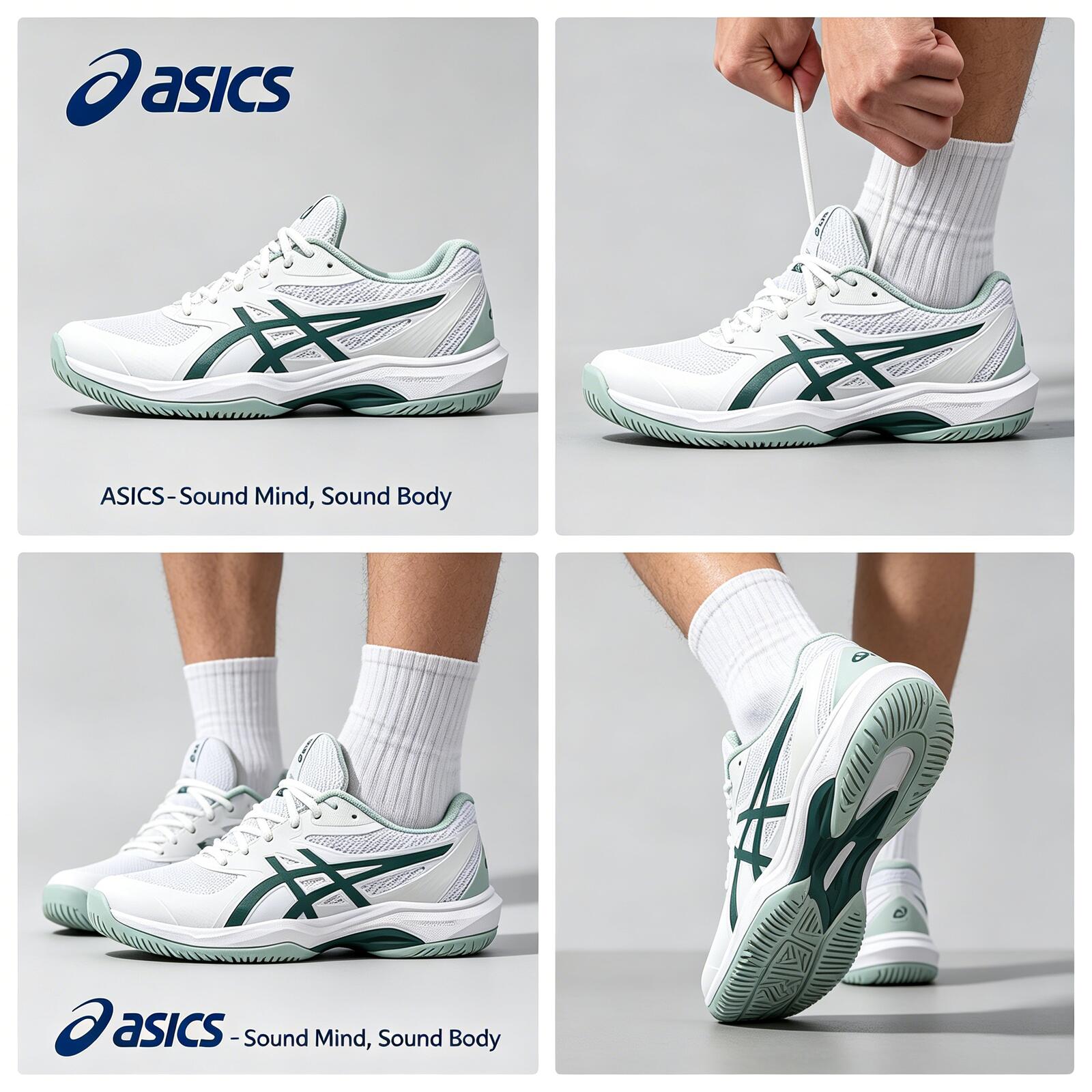Table Tennis Shoes Asics - ASICS Men Game FF Tennis Training