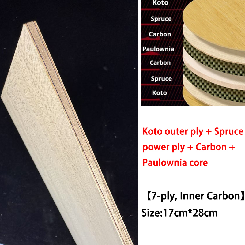 Koto DIY Table Tennis Blade Wo - Stiga Carbon Blade recension och pris
