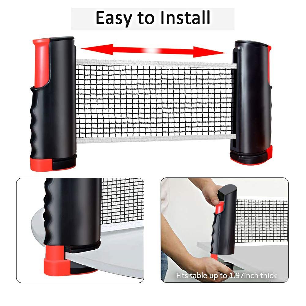 Retractable Net Ping Pong Net  - Table Tennis Online recension och pris