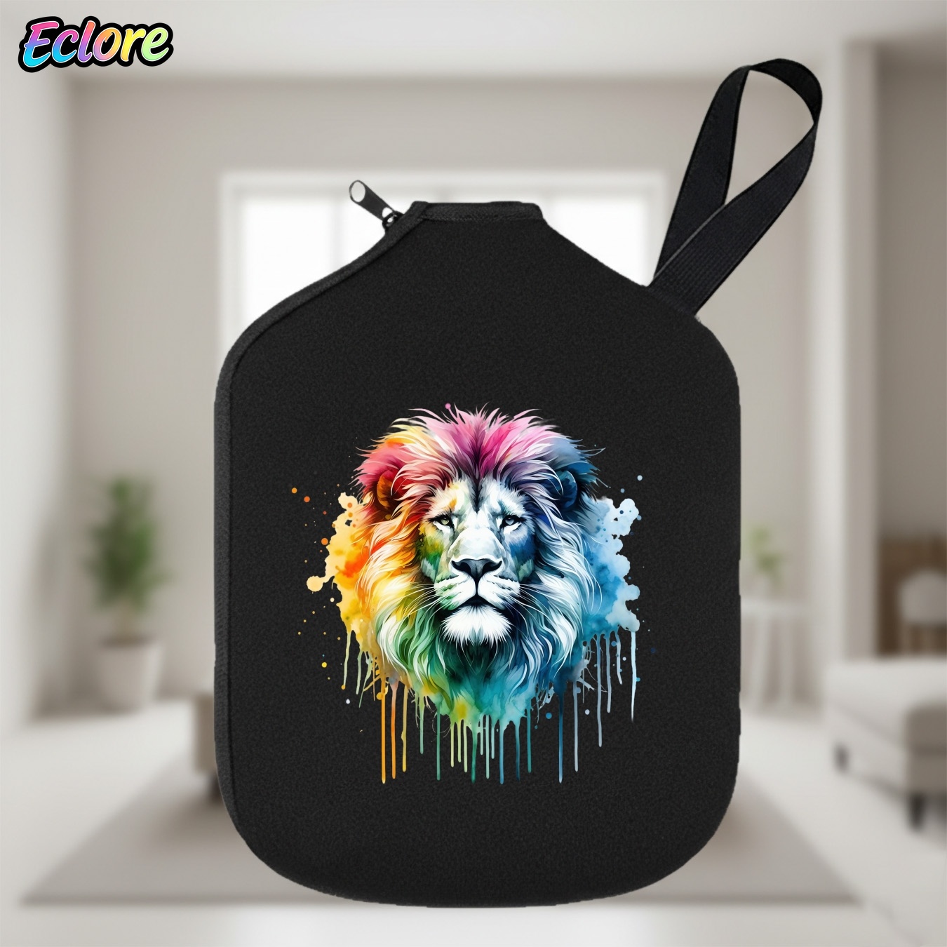 Colorful Watercolor Lion Head  - Table Tennis Usa recension och pris