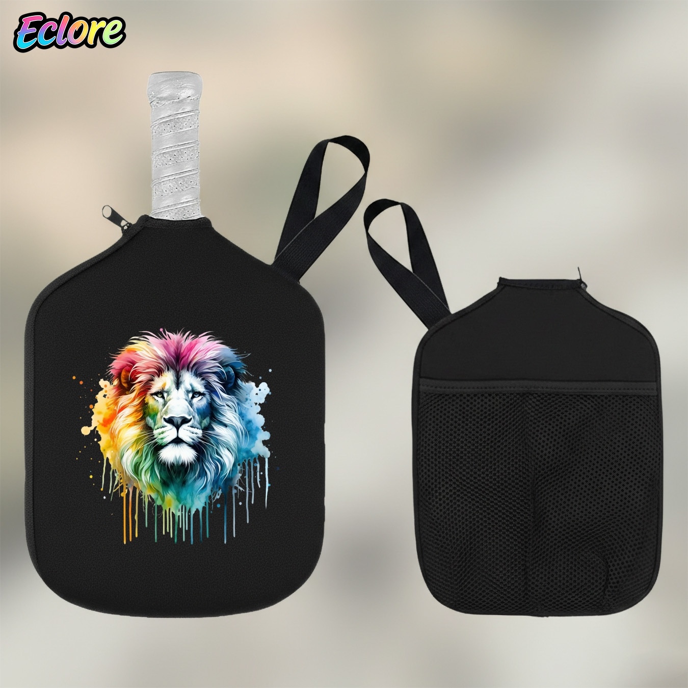 Colorful Watercolor Lion Head  - Table Tennis Usa recension och pris