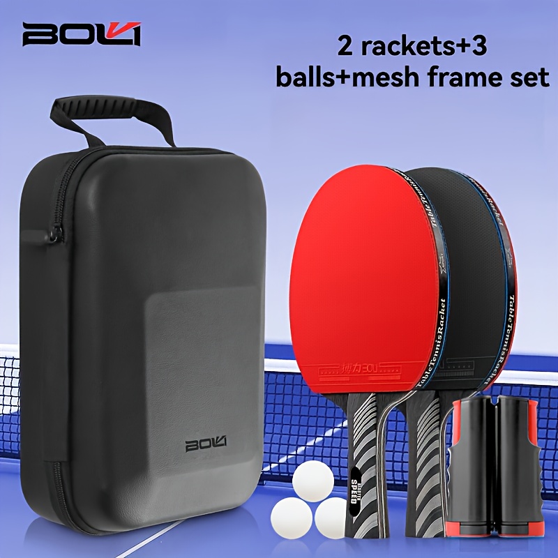 Boli Two-Paddle Three-Ball Net - Table Tennis Online recension och pris
