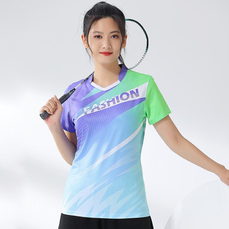 Women Badminton Shirt Print Go - Table Tennis Shirt recension och pris