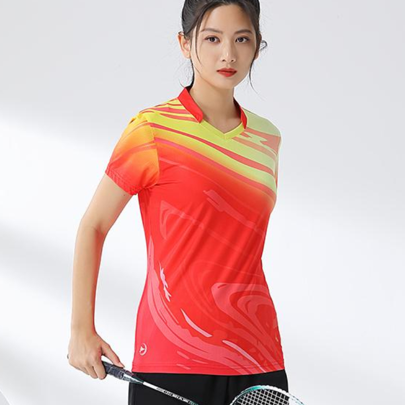 Women Badminton Shirt Print Go - Table Tennis Shirt recension och pris