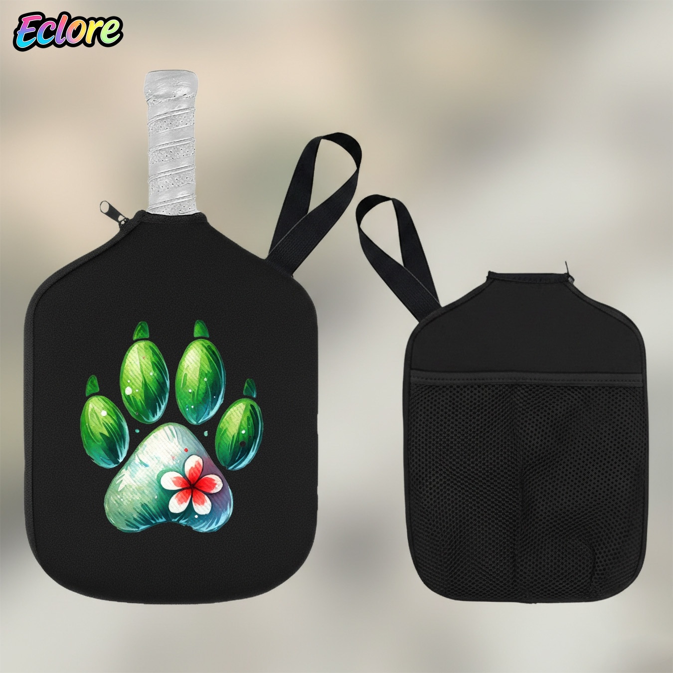 Green Watercolor Paw Print Pad - Table Tennis Usa recension och pris