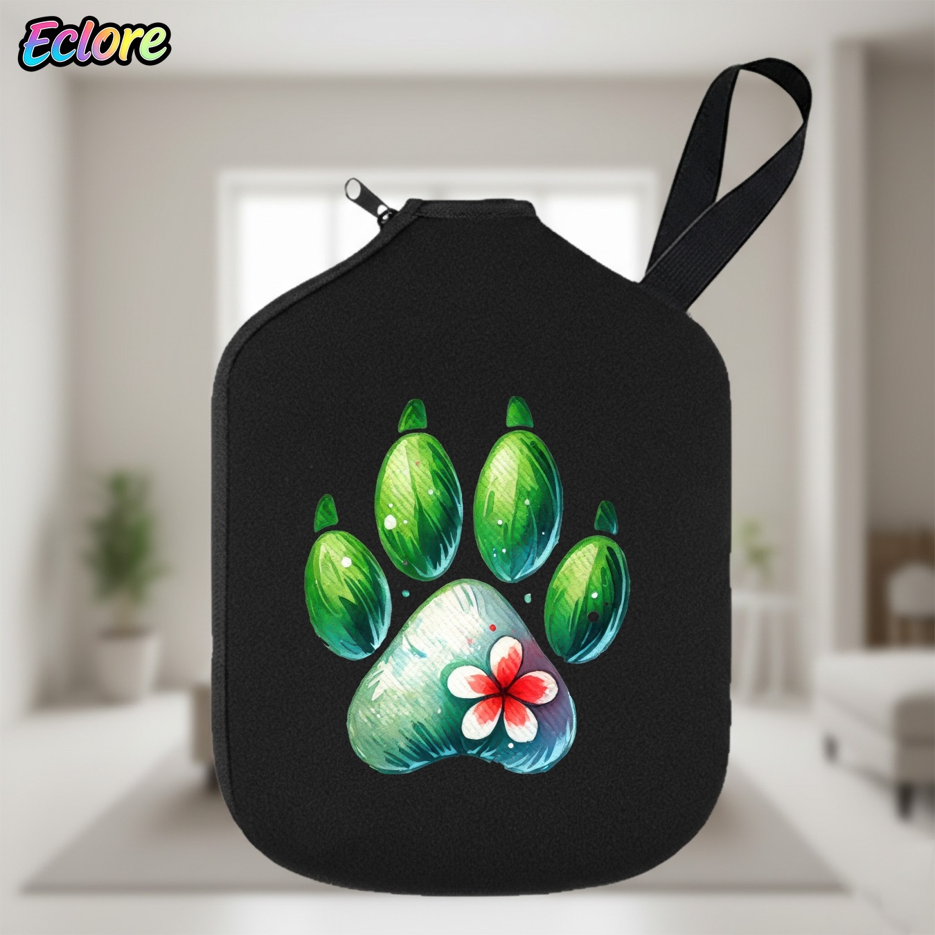 Green Watercolor Paw Print Pad - Table Tennis Usa recension och pris